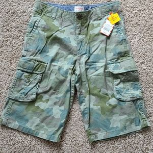 NWT-Boys Camouflage Cargo shorts